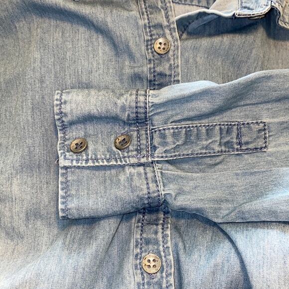 J.Jill Denim Button-down Top Size XS - Picture 7 of 7